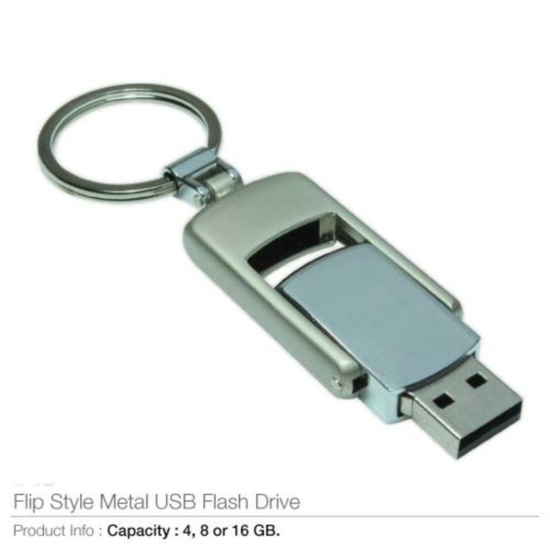 Flip Style Metal USB Flash Drives 109